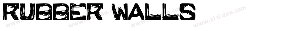 Rubber Walls字体转换